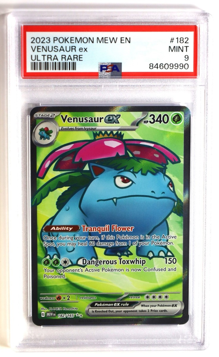 Pokemon TCG Venusaur ex - 182/165 Scarlet & Violet 151 Ultra Pokemon TCG Venusaur ex - 182/165 Scarlet & Violet 151 Ultra