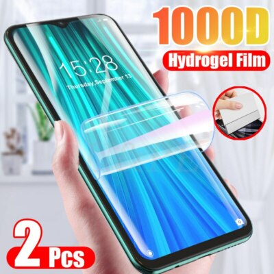 2Pcs Screen Protector For Xiaomi Redmi Note 8 8T 7 Pro MI 10 Ultra 9 SE Poco X3