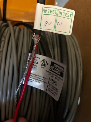 Schluter DITRA-HEAT Floor Warming Cable 240V Covers 145 Sq Ft