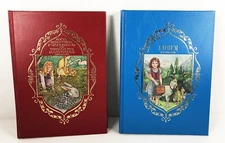 Illustrated Heidi and Alices Advent Wonderland Through Looking Glass Lot 2 Books