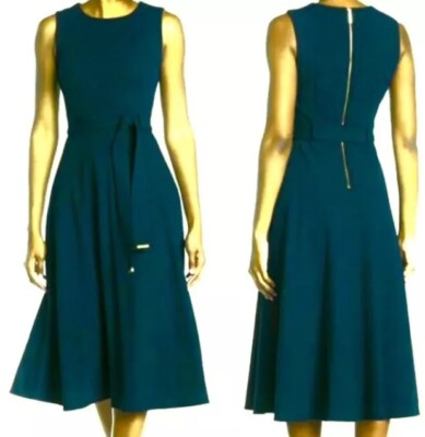 Midi Dress Ck Dresses Canada Calvin Klein V-Neck Short Sleeve Midi