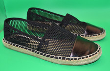 Circus by Sam Edelman Espadrille Flats Women  s Sz 6 Black Mesh Slip On Shoes