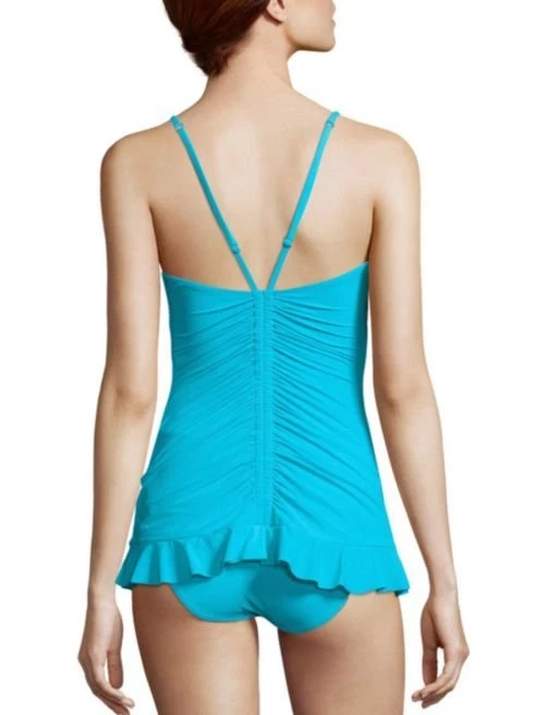 NWT Profile by Gottex V-Neck Ruched Swimdress Women's Swimsuit Choose Size/Color - Image 4 of 4