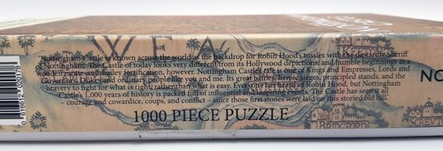 Nottingham Castle Tapestry 1000 Piece Jigsaw Puzzle 1632 Old Map Image Counties - Picture 12 of 15