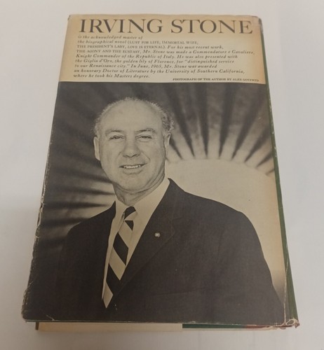Those Who Love by Irving Stone (1965) 1st Edition Hardcover + DJ - Picture 2 of 9