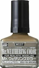 GSI Creos - Mr Hobby #WC07 Mr. Weathering Color Grayish Brown 40ml 