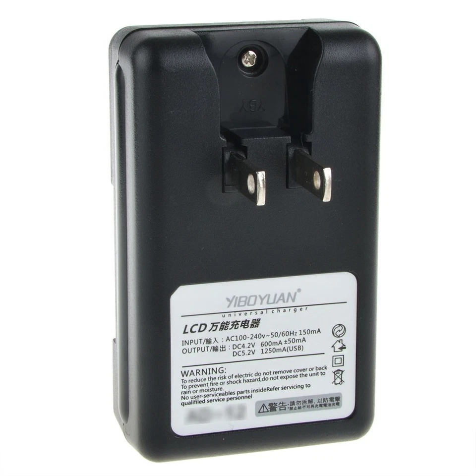 Зарядное устройство для аккумулятора жидкокристаллического дисплея YIBOYUAN с портом USB для LG LGIP-531A KU250 SBPL0090503 - Изображение 4 из 4