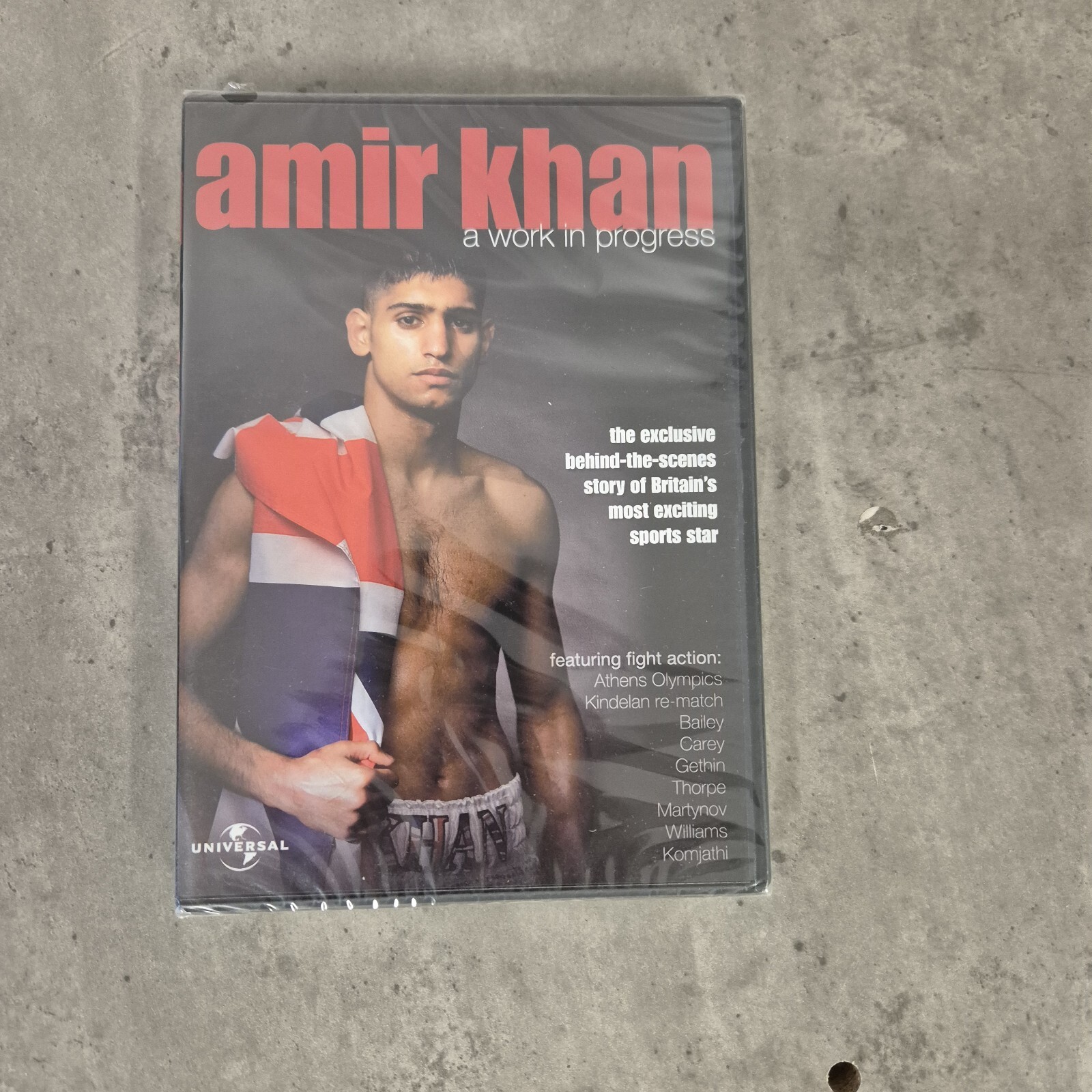 Amir Kahn - A Work In Progress - E - DVD - New & Sealed - Free P&P - NEW