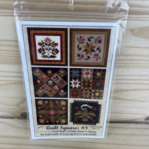 Menge 10 Quilt-Muster Diagramme Nähen Blockhaus Zahnrad Frühling Herbst Mütter - Bild 3 von 21