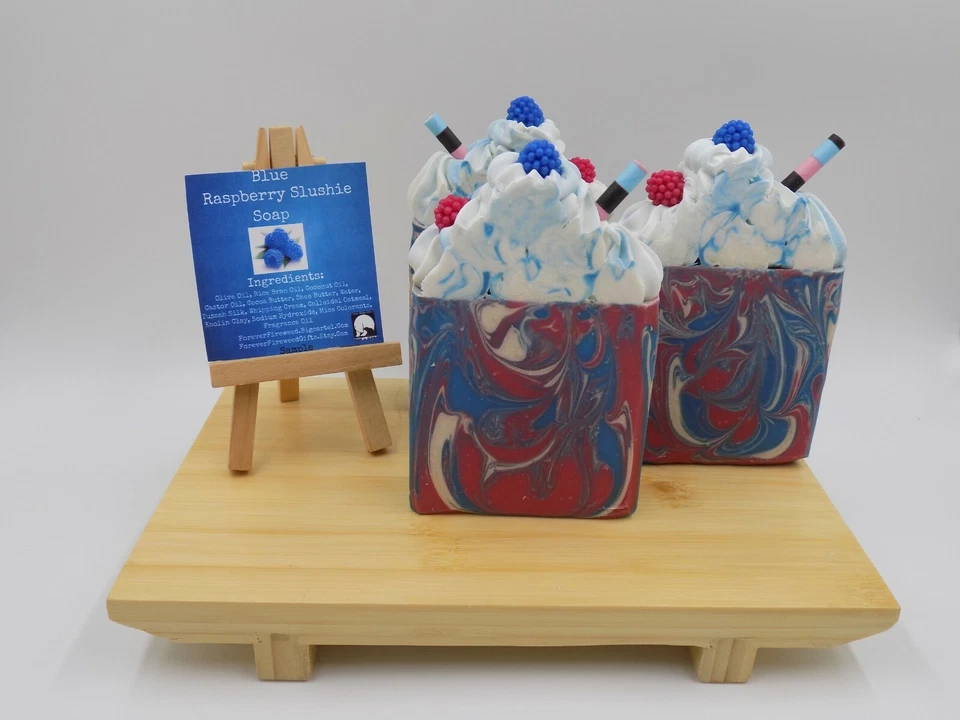 Blue Raspberry Slushie / Artisan Soap - Image 2 of 4