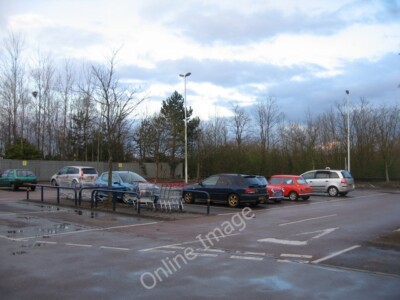 Photo 6x4 Corner of the car park Hatch Warren Hatch Warren. c2009