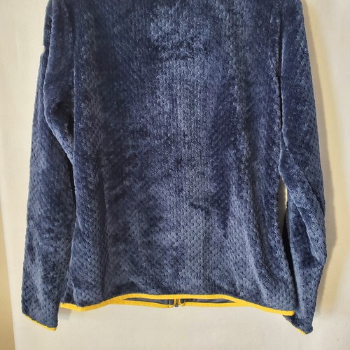 Michigan Wolverines Sweatshirt Women's Medium Sherpa Full-Zip Jacket Blue NWT - Picture 12 of 13