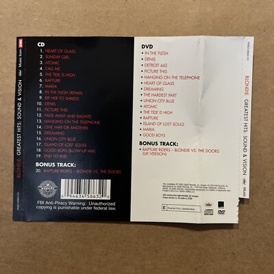 Blondie - Greatest Hits: Sound & Vision CD/DVD 94634586320| eBay