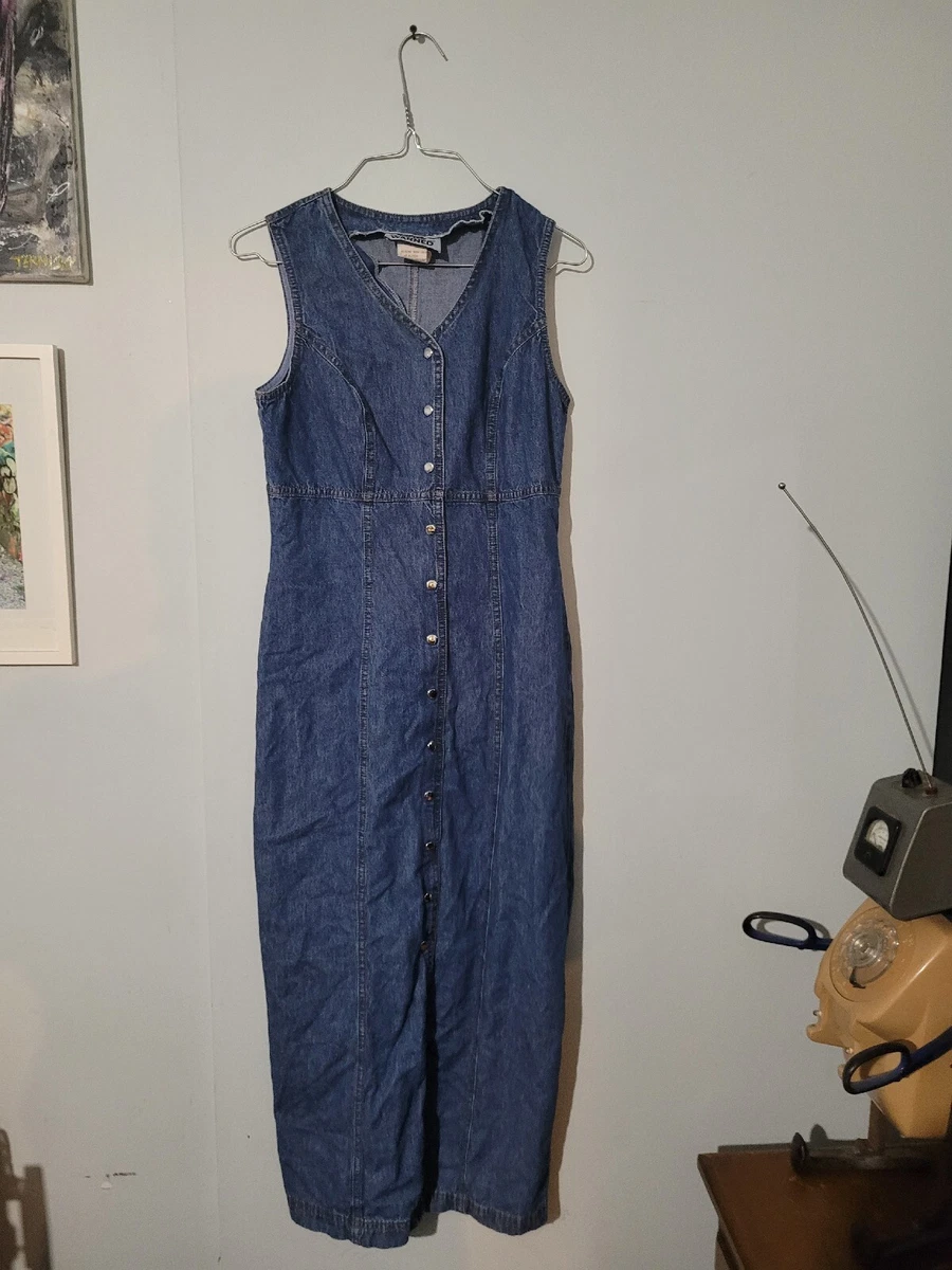 Denim dress cheap ebay