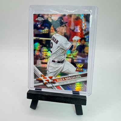 2017 Topps Chrome MLB Alex Bregman RC Refractor Hyper Astros #9