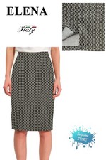 Gonna tubino elastica a fantasia made in Italy ELENA mod. burla