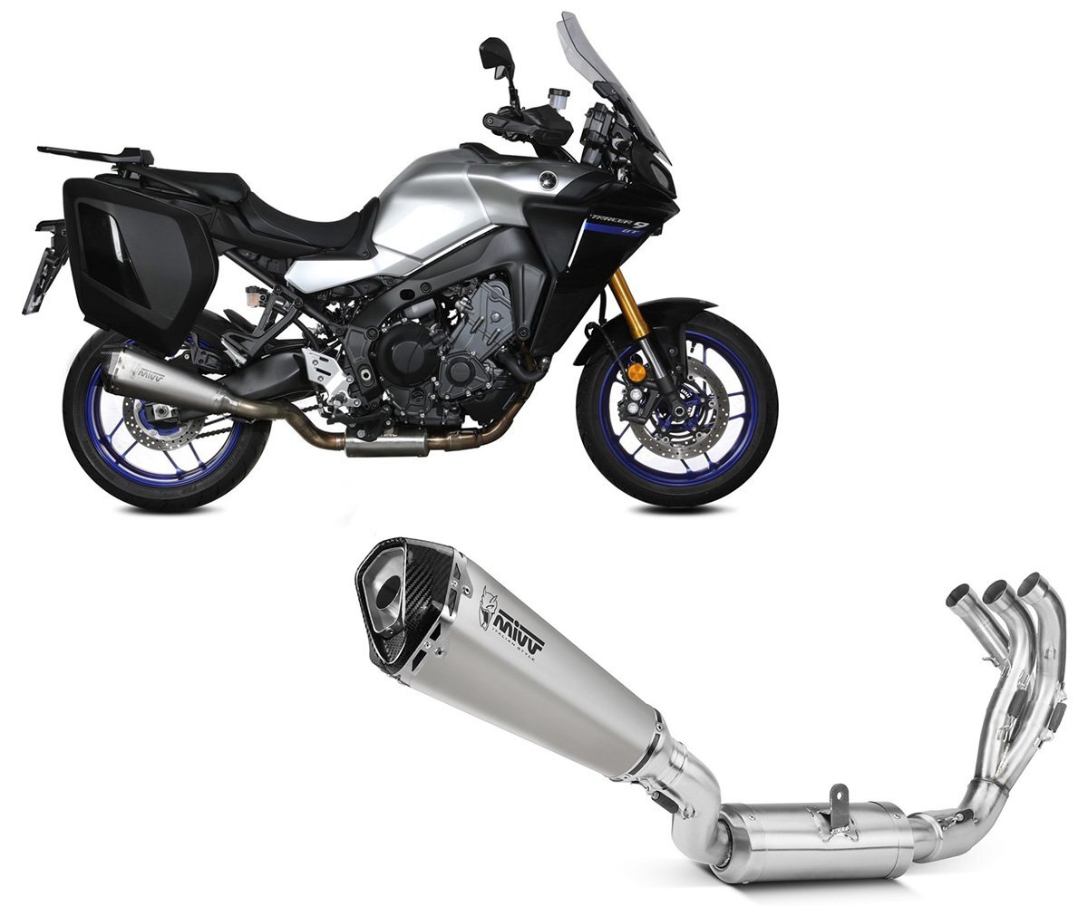 Complete Exhaust MIVV DELTA RACE Steel for YAMAHA Tracer 9 GT 2021 > 2023