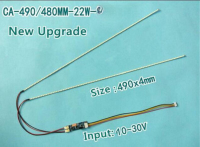 50PCS 490mm Adjustable backlight strip kit,Update 22 inch CCFL LCD Screen to LED