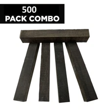 500 Pcs, Gaboon Ebony Pen Turning Blanks 3/4x3/4x4 Carving Wood-Free US Shipping