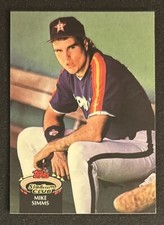 1992 Topps Stadium Club Mike Simms Rookie Card (RC) #262 Astros 1B-OF EXMT. rookie card picture