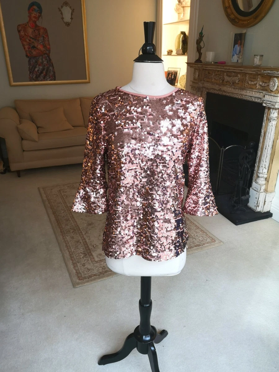 Peacocks sparkly tops discount