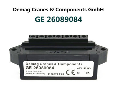 Demag Cranes & Components GmbH GE 26089084 brake rectifier 42V..500V~