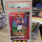 2024 Panini Prizm Caleb Williams Pink Prizm Rookie #301 Chicago Bears PSA 9 MINT
