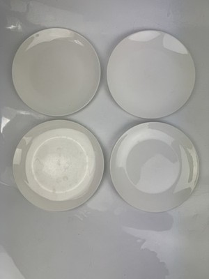 4 Maxwell Williams weiße Kaschmir Beilagen Vorspeisen Teller 7,5'' 19 cm Mittagessen Salat