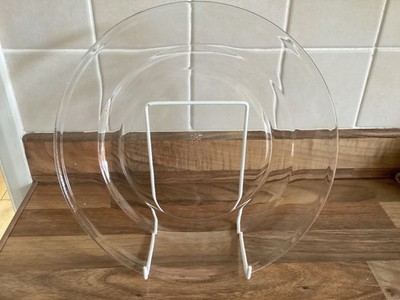 Vintage JAJ Pyrex Kuchen Teller 10'' Ofenfest Utility Klarglas Top