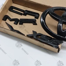 Emblem Overlays Kit For 2018-2024 Camry SE/XSE/LE Badge Cover Gloss Accessories