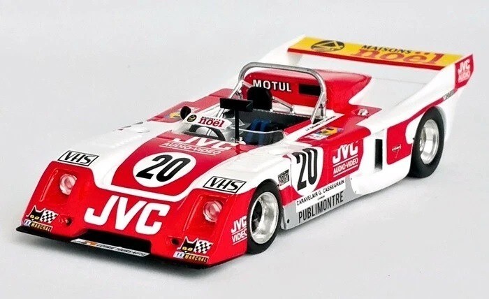 Trofeu Chevron B36 #20 24h du Mans 1980 J-P.Grand Y.Courage miniature de course numérotée