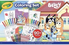 Crayola Bluey Coloring Set 90 Pieces with Markers  Coloring Pages
