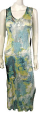 Komarov Midi Sheath Bodycon Dress Special Occasion Silky NEW Size S