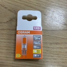 Osram LED 2W = 20W G9 Glass Capsule Clear, Twin Pack Warm White 2700K