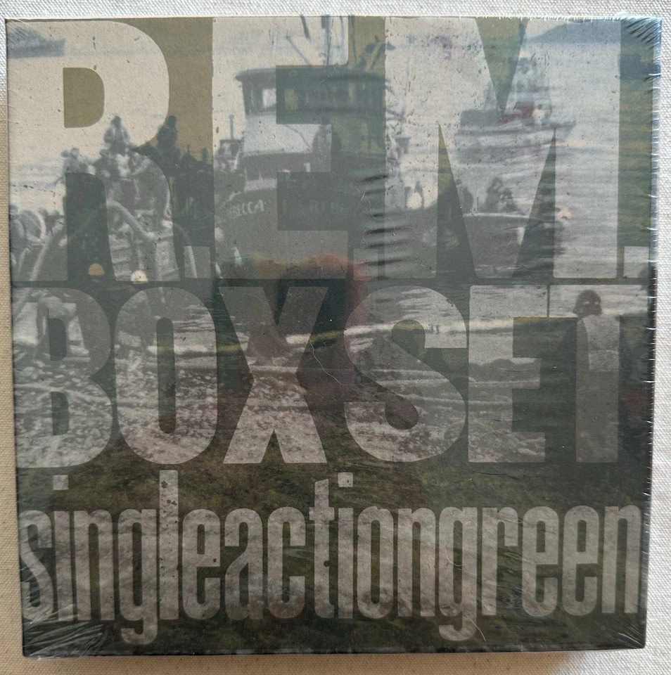 R.E.M. ‎– Box Set: Singleactiongreen 4x7" New Sealed 1989 US M - Image 2 of 4