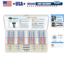 Heat Shrink Solder Seal Wire Connectors Kit 120PCS, Waterproof Butt Connector...