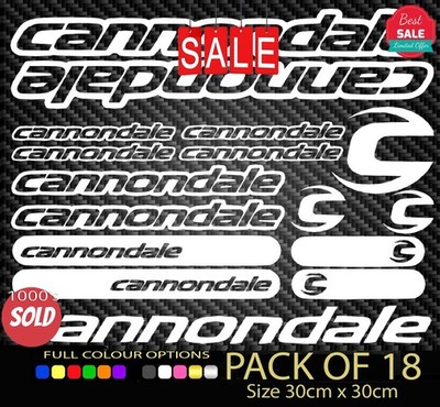 Cannondale Vinyl Aufkleber Sticker Rahmen Fahrradhelm Fahrrad NEU