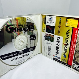 TestedWith obi and postcard Grandia GRANDIA Sega Saturn software