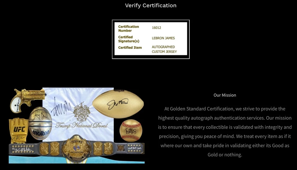 LEBRON JAMES Signed Jersey XL LAKERS Autograph w/COA (GOLDEN) - Image 4 of 4