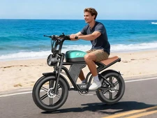 2000W Electric Bike Adult 30-60Mile 25MPH 20*4" Fat Tire Off-road Mountain Ebike