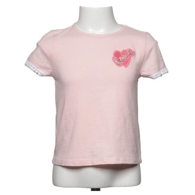 Max Studio, T-shirt, Größe: 116, Pink, Baumwolle/Polyester, Print, Mädchen #ccA