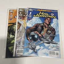 Flash Point Hal Jordan 1 2 3 Lot Near Mint Nm 2011 Dc Comics