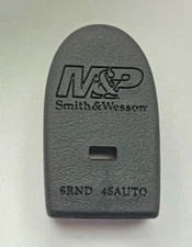 S&W M&P 1.0 M2.0 Shield 45 Replace Magazine 6rd Base Pad Butt Plate 45ACP AUTO