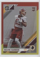 2019 Panini Donruss Optic Rookies Red & Yellow Prizm Kelvin Harmon #149 tl3