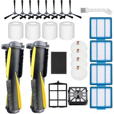 "Robot Vacuum Replacement Parts Kit: Brushes, Filters for Shark IQ R101AE"