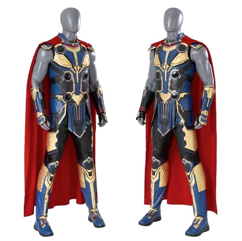 Thor: Amor y Trueno Armadura Trajes Thor Odinson Disfraz Traje Halloween Foto 3 de 4