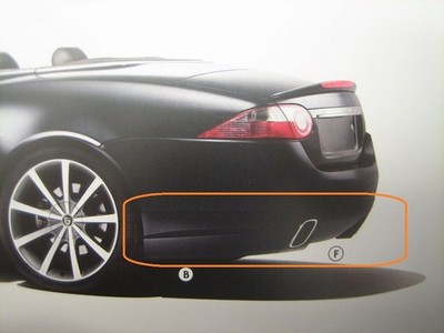 Heckschürze Diffusor Jaguar XK / XKR (X150) OEM C2P18506XXX