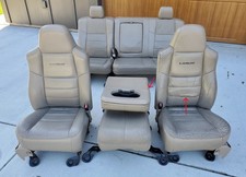 1999-2016 Ford F250 F350 F450 Super Duty Lariat Tan Leather Front Rear Seats