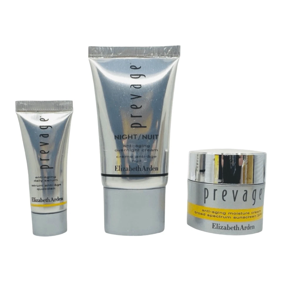 Elizabeth Arden 8 piezas Prevage conjunto de regalo antienvejecimiento cuidado de la piel suero diario EDP Foto 2 de 3