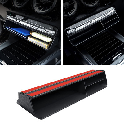 Center Console Storage Box Cover Trim For Benz GLA GLB GLE CLA EQA EQB A Class 
